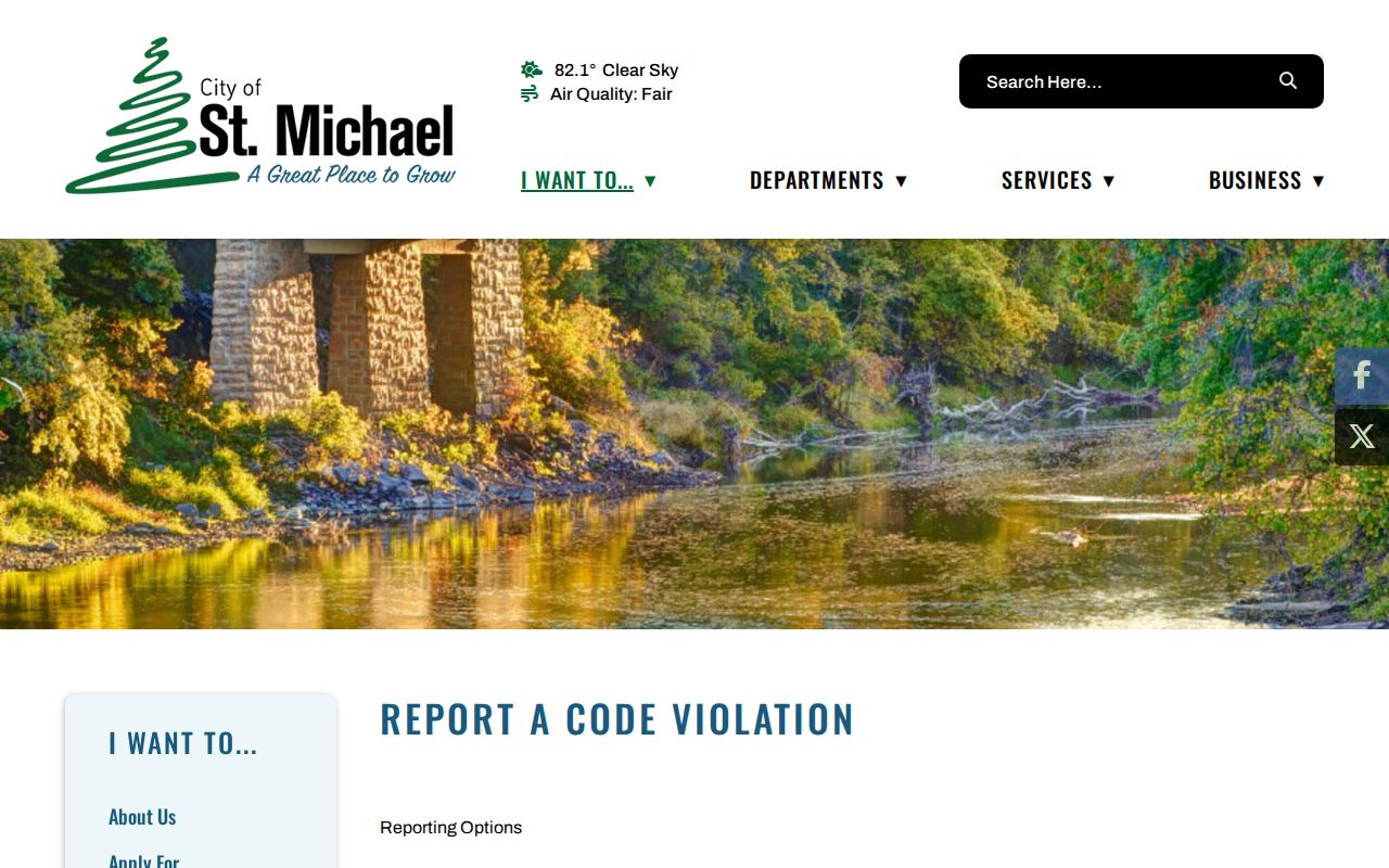 St. Michael court docket distinction shown through the city code violation process